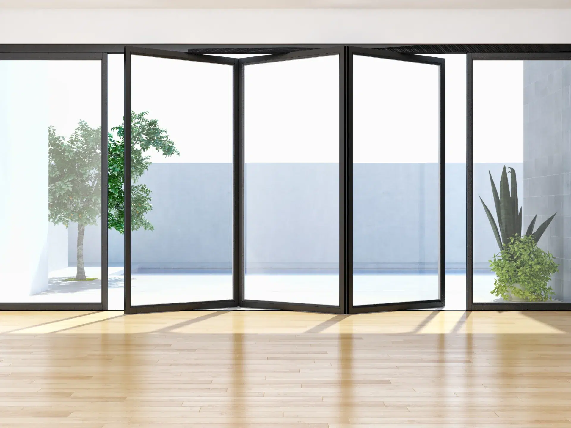 VLX 100 Bifold / Folding Door in Pinecrest, FL | Sightline Windows & Doors Pinecrest - detail 1