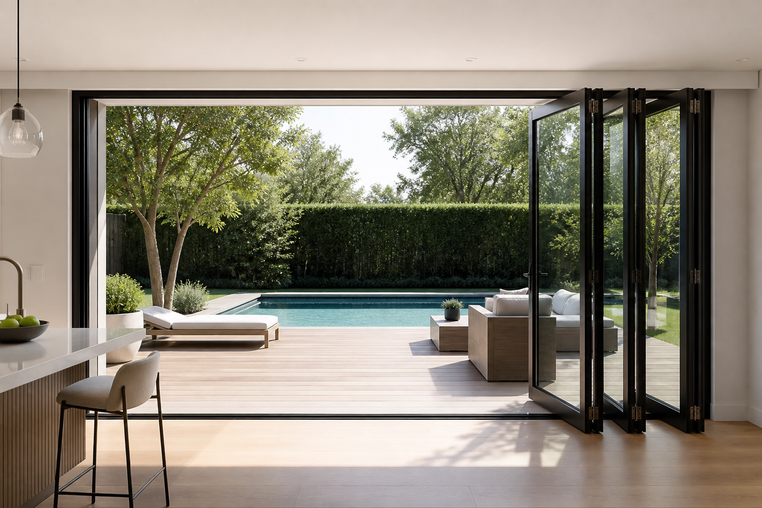 VLX 100 Bifold / Folding Door in Pinecrest, FL | Sightline Windows & Doors Pinecrest - detail 4