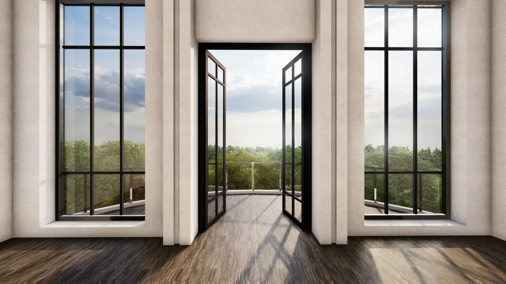 VLX 100 Double Swing / French Door in Pinecrest, FL | Sightline Windows & Doors Pinecrest - detail 1