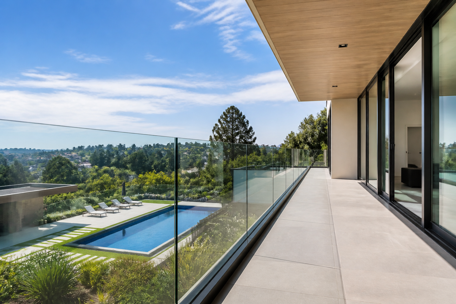 VLX 120 Glass Railing System in Pinecrest, FL | Sightline Windows & Doors Pinecrest - detail 4