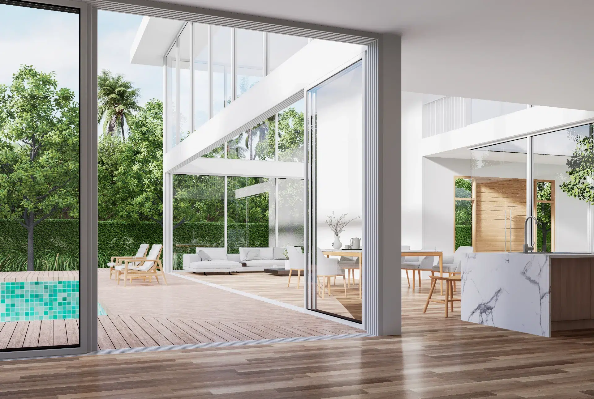 VLX 138 Panoramic Sliding Door in Pinecrest, FL | Sightline Windows & Doors Pinecrest - detail 1