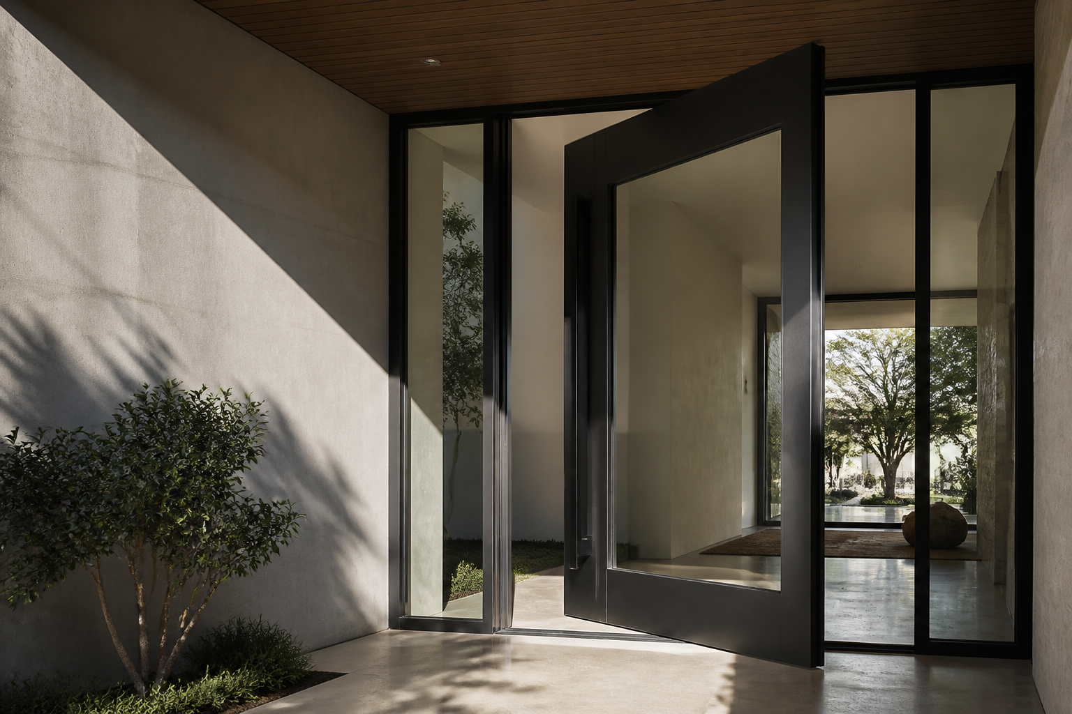 VLX 100 Pivot Door in Pinecrest, FL | Sightline Windows & Doors Pinecrest - detail 2
